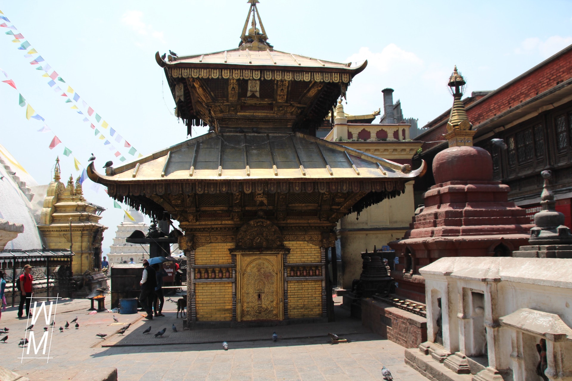 Der Affentempel in Kathmandu.