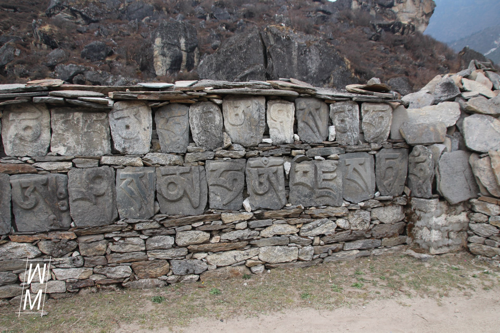 Manimauer in Khumjung.
