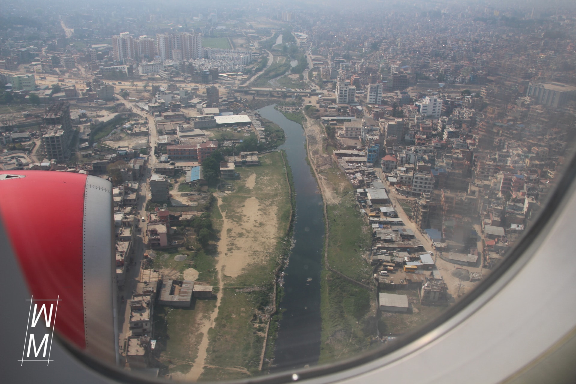 Anflug Kathmandu