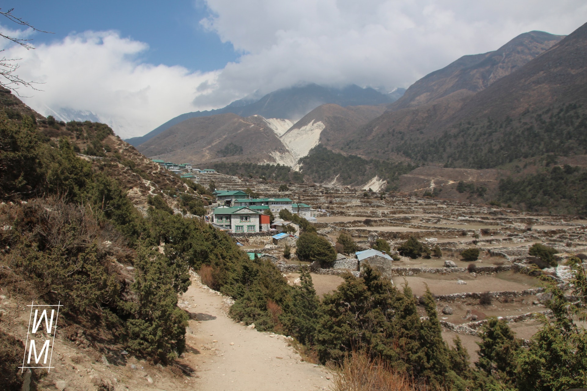 Der Eingang nach Pangboche.